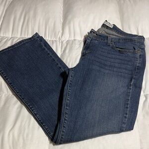 Levi's 529 Blue Denim Curvy Boot Cut Jeans